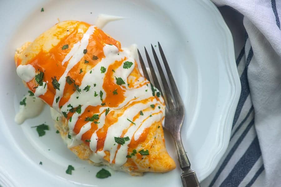Buffalo Ranch Stuffed Chicken