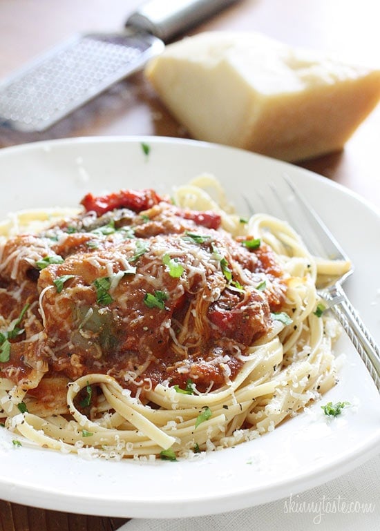 Crock Pot Chicken Cacciatore