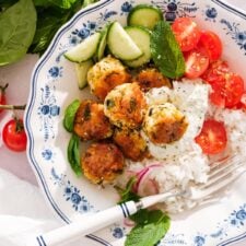 Greek Chicken Meatballs