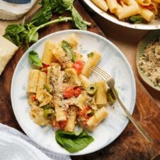 Mediterranean Pasta with Artichokes